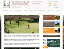 Tablet Screenshot of golf-nimes.com